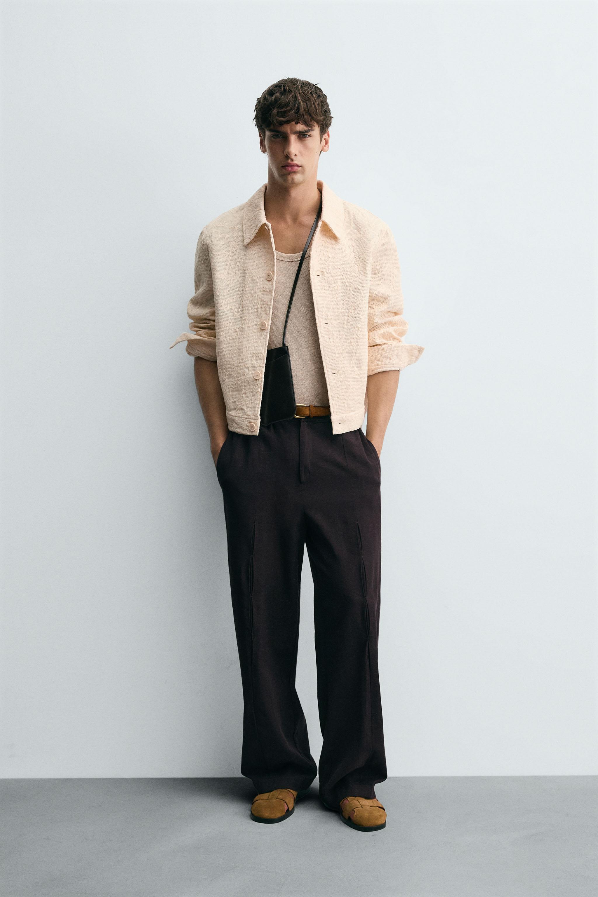 CROCHET TEXTURED JACKET - Ecru | ZARA United States