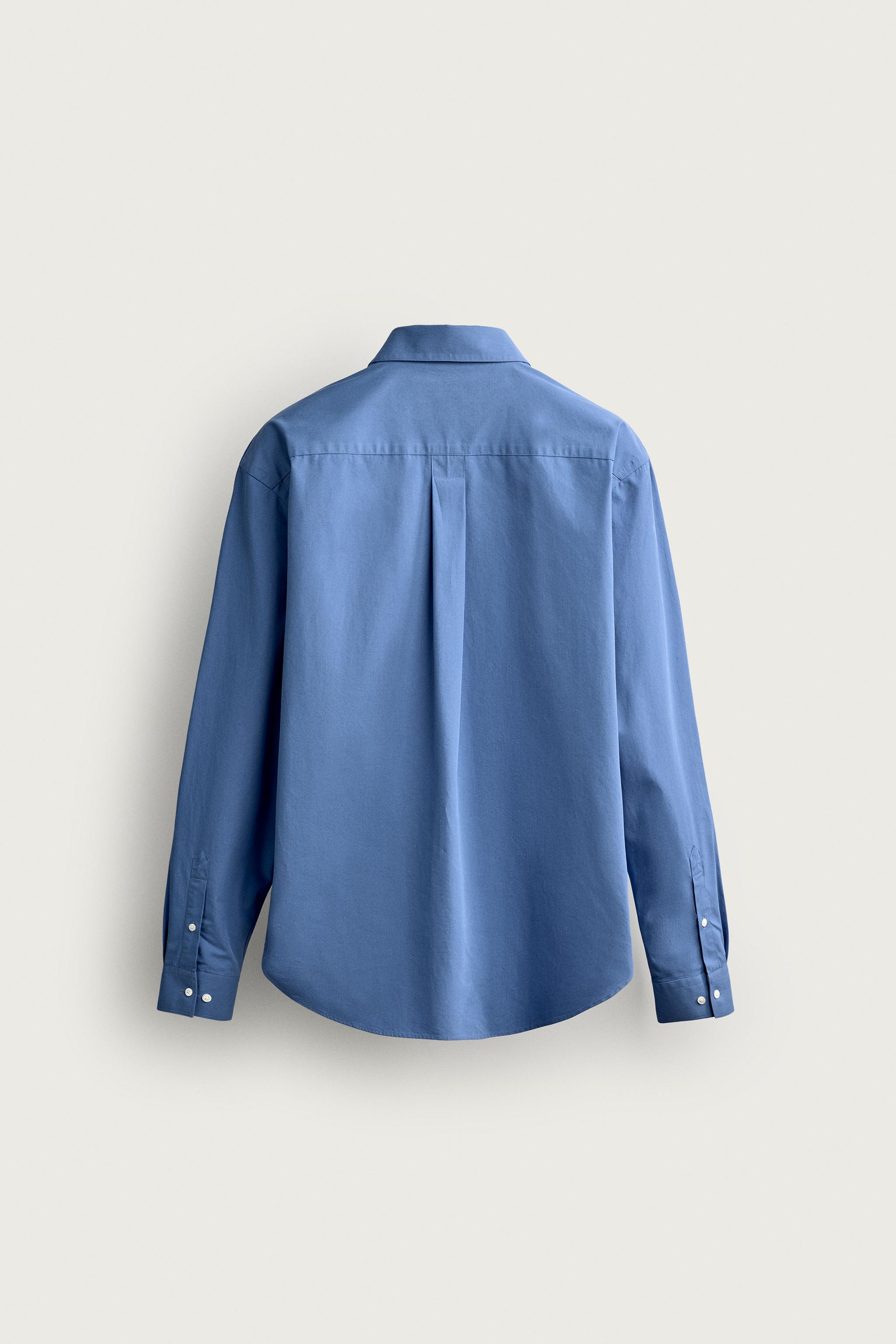 STRIPED POPLIN SHIRT
