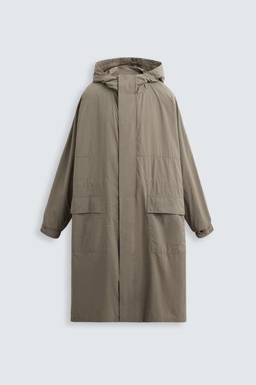 LIGHTWEIGHT TECHNICAL PARKA - Earth by Zara