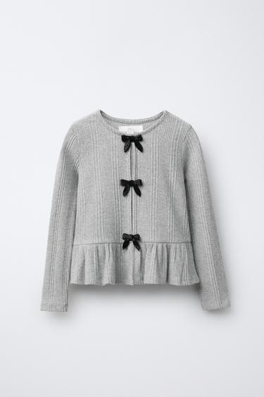 CAMISETA CANALÉ SOFT TOUCH LAZOS  - Gris vigoré de Zara