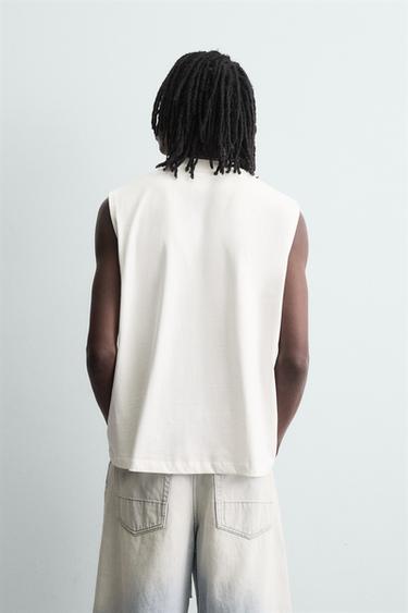 FADED TANK TOP - White by Zara - Image 2