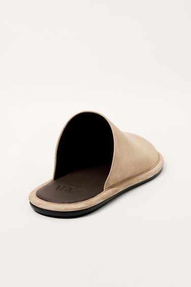 SABOTS EN CUIR ÉDITION LIMITÉE - Marron de Zara - Image 5