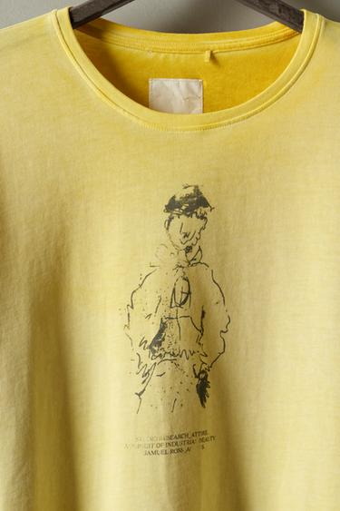 GRAPHIC PRINT T-SHIRT X SR_A - Yellow by Zara - Image 2