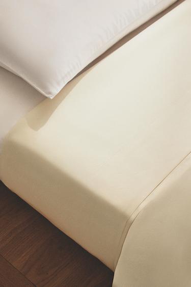 DRAP PLAT SATIN (1000 FILS) - Crème de Zara - Image 5