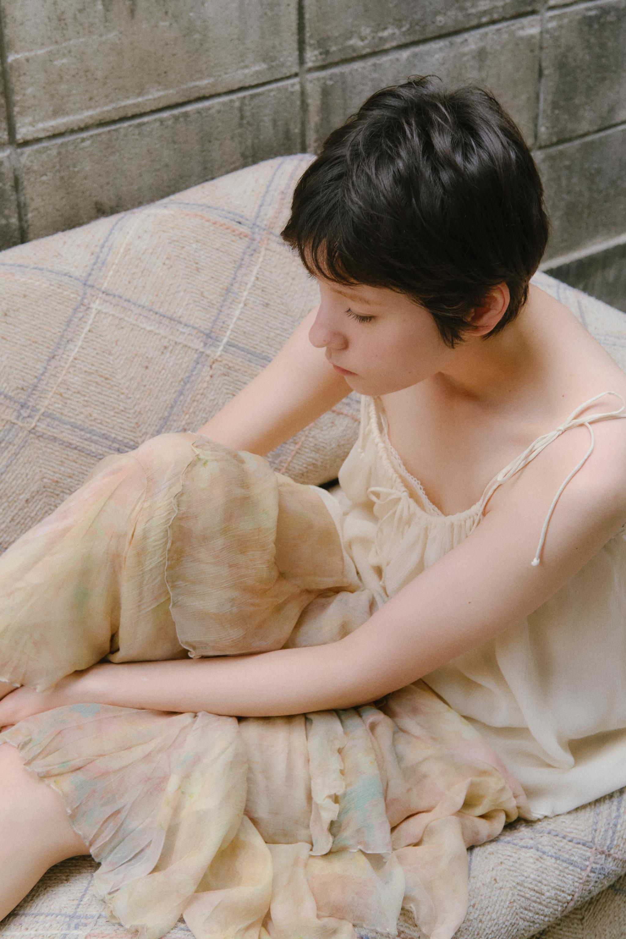 プリント柄フリルスカート ZW COLLECTION - プリント地 | ZARA