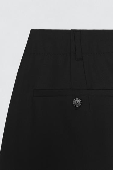 DARTED TROUSERS WITH WOOL SOSHIOTSUKI X ZARA - Black by Zara - Image 4