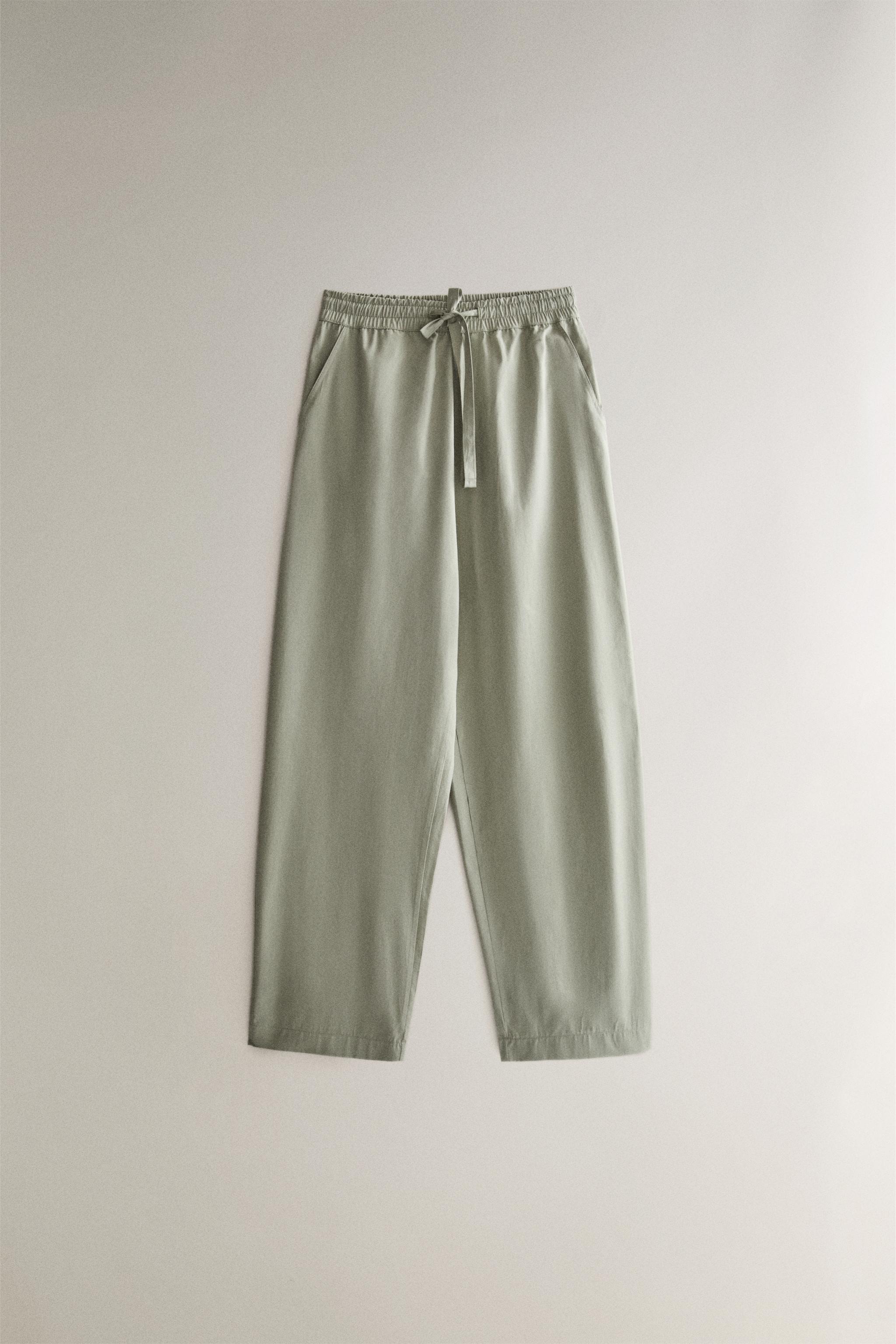 POPLIN PANTS