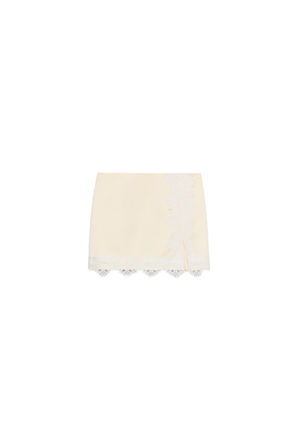 CONTRAST LACE SKORT - image 3