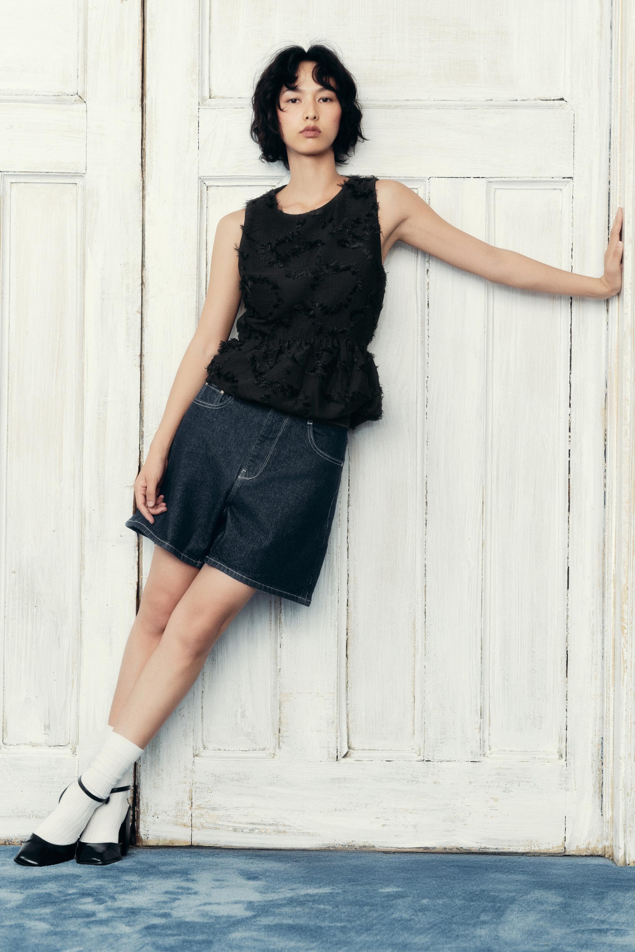 Z1975 MOM-FIT HIGH-WAIST 短褲- 白色| ZARA Macau SAR / 澳門 Z1975 MOM-FIT HIGH-WAIST 短褲- 白色| ZARA Macau SAR / 澳門