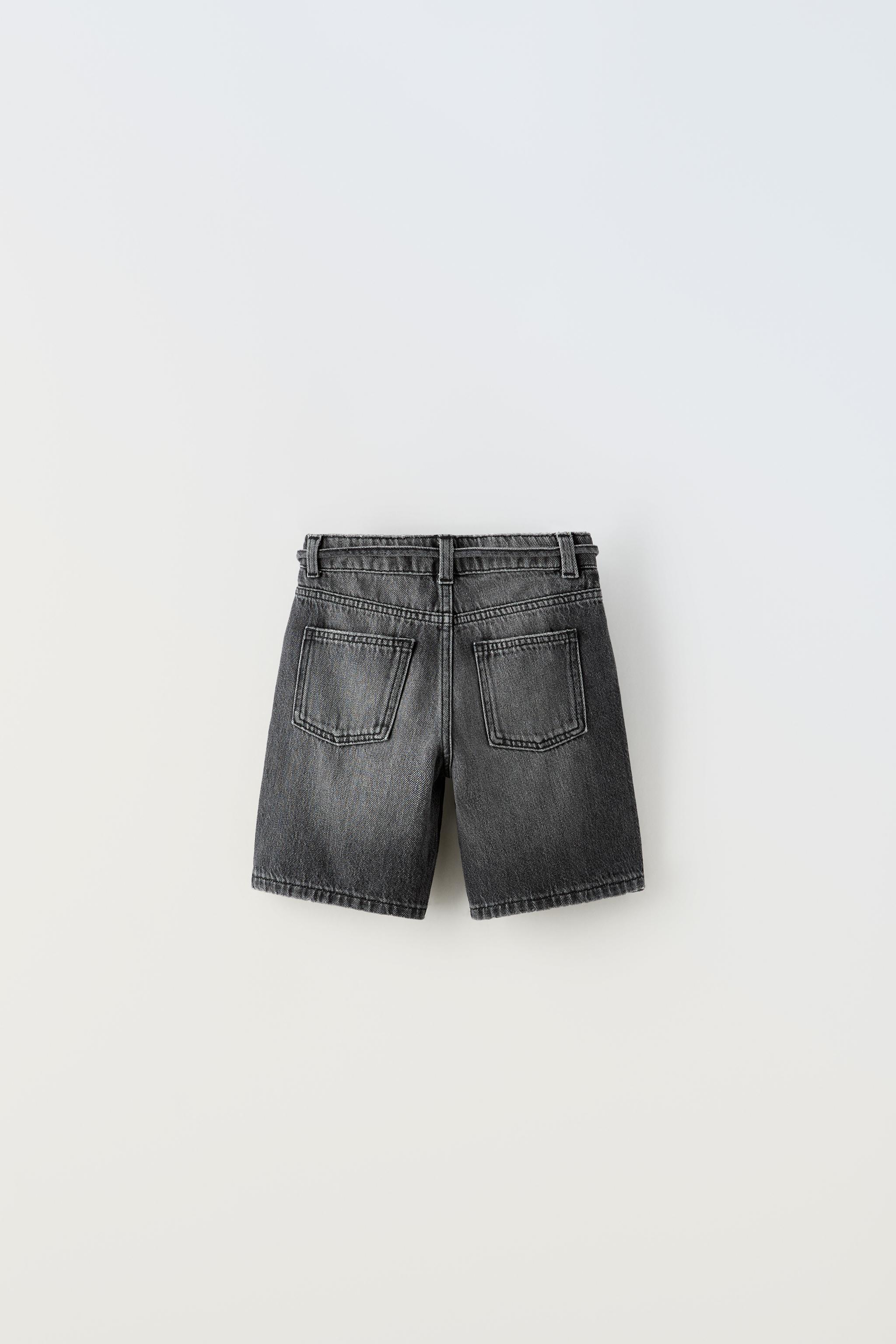 Black shop shorts zara