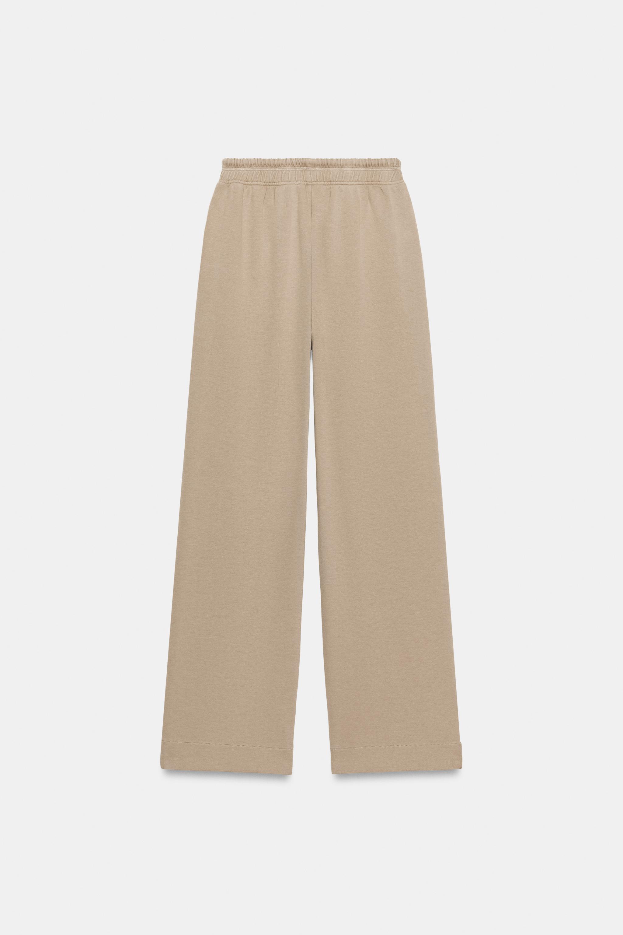 PANTALON INTERLOCK EFFET DÉLAVÉ