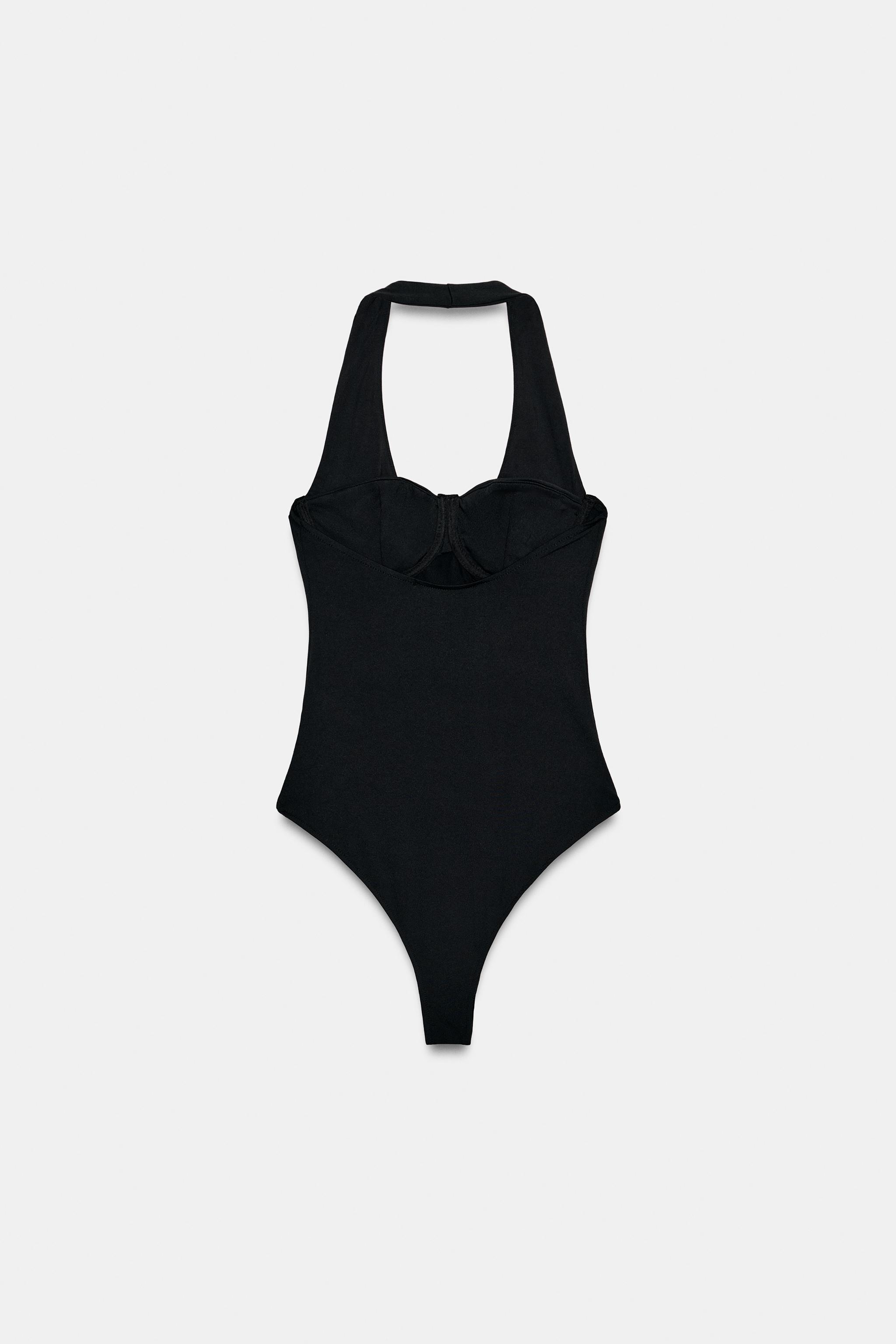 HALTER UNDERWIRE BODYSUIT