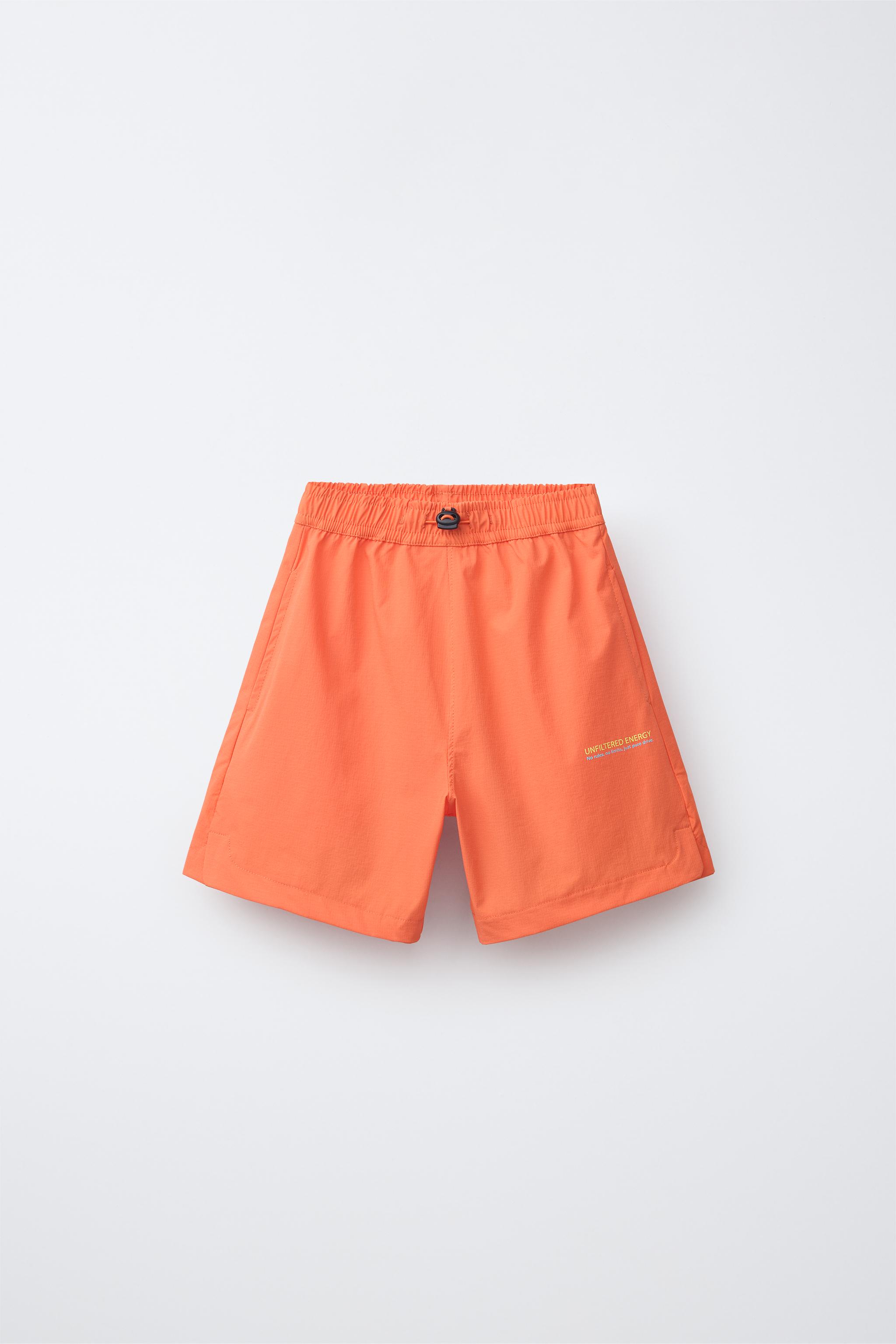 Детские шорты Zara TECHNICAL T-SHIRT AND BERMUDA SET — фото 4