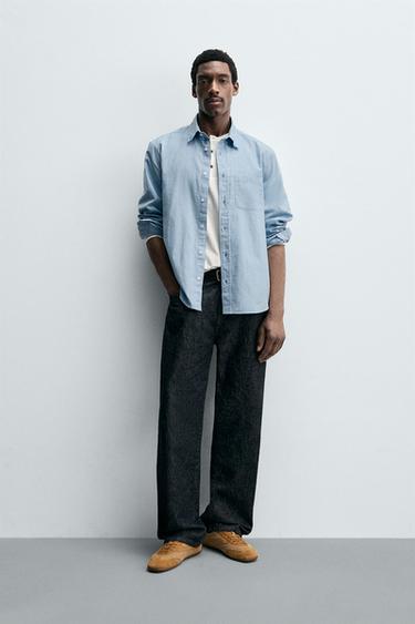 Zara PEHME PUUVILLANE SÄRK - Light blue