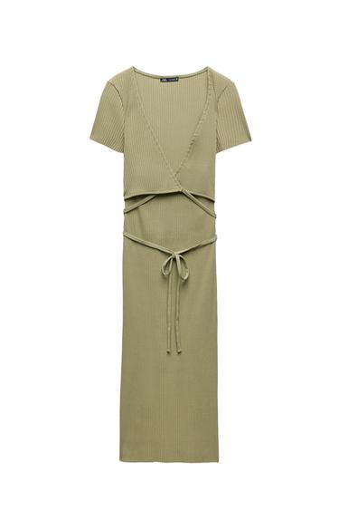 RIBBED DRESS