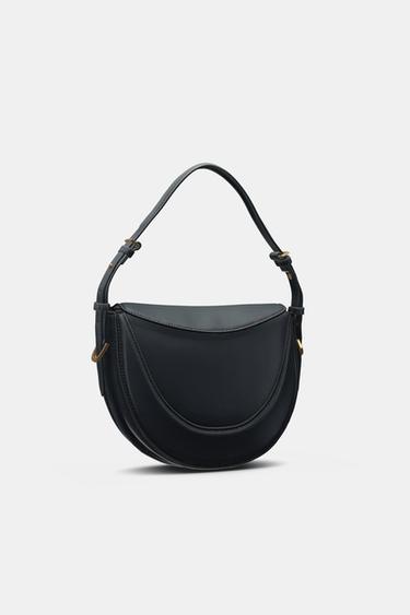 FLAP CROSSBODY BAG - Black by Zara - Image 8