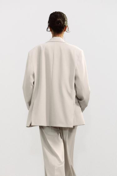 OVERSIZE BLAZER - Light grey by Zara - Image 5