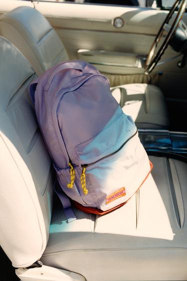 COLOUR-BLOCK BACKPACK - Lilac by Zara