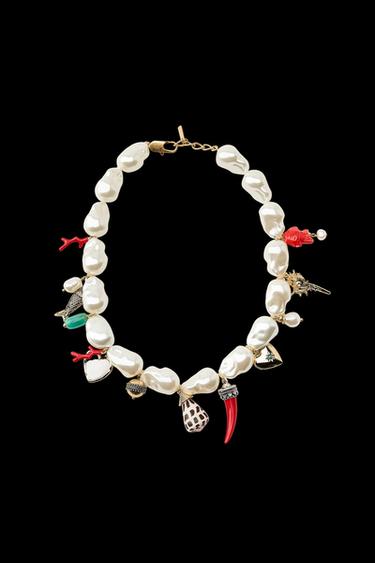 PERLEN-CHARMS-HALSKETTE - 109 von Zara - Bild 0