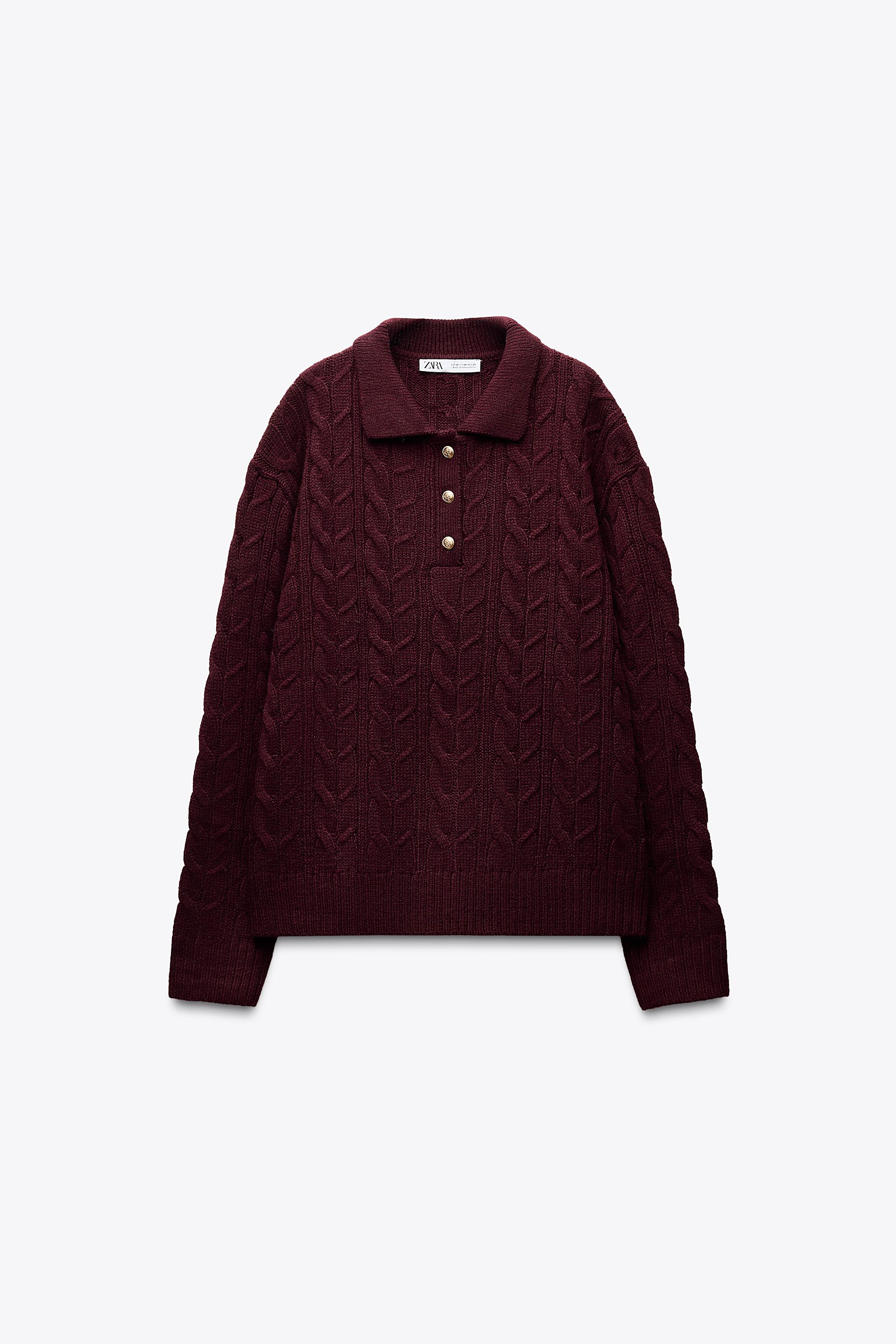 ZARA - ZARA 今期新作ケーブルニットセーター タイの通販 by summer's shop｜ザラならラクマ
