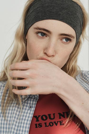 FRONT SLOGAN T-SHIRT - Red by Zara - Image 2