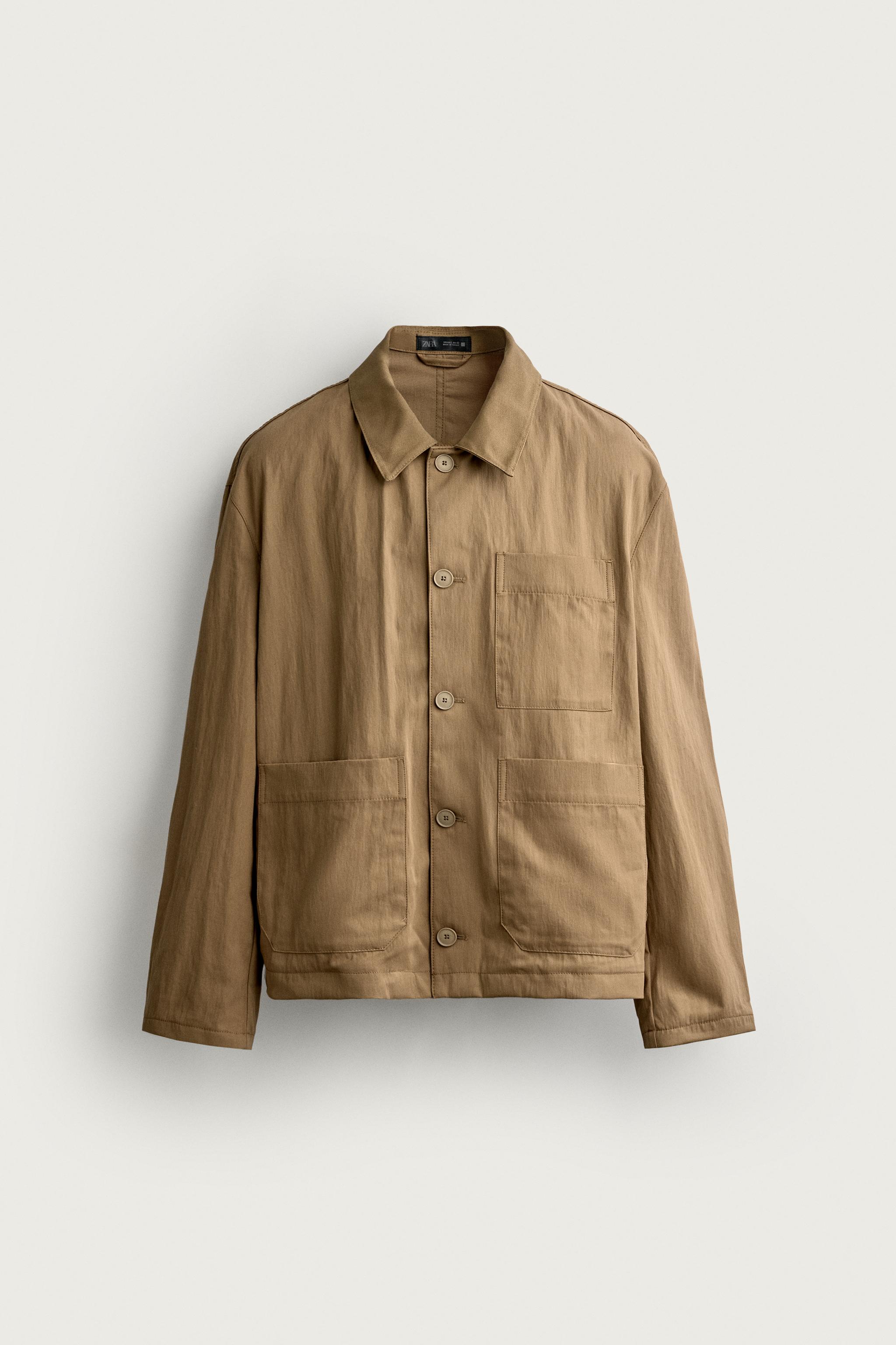 Zara RELAXED FIT OVERSHIRT — фото 7