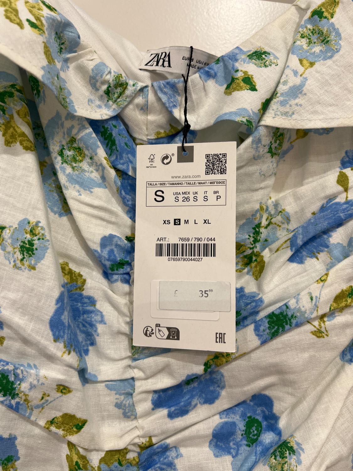 FLORAL PRINT MINI DRESS - Image 2