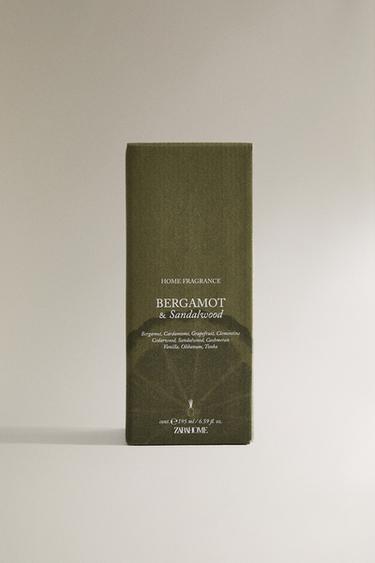 (195 ML) BERGAMOT & SANDALWOOD SCENTED REED DIFFUSERS - Ecru / Green by Zara - Image 4