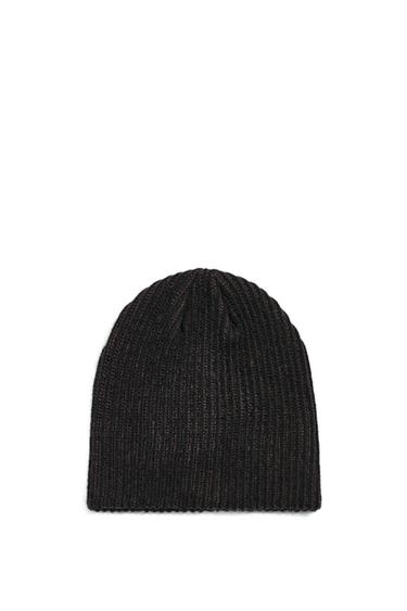 قبعة بيني بالصوف من آرون ليفين X زارا - أسود by Zara
