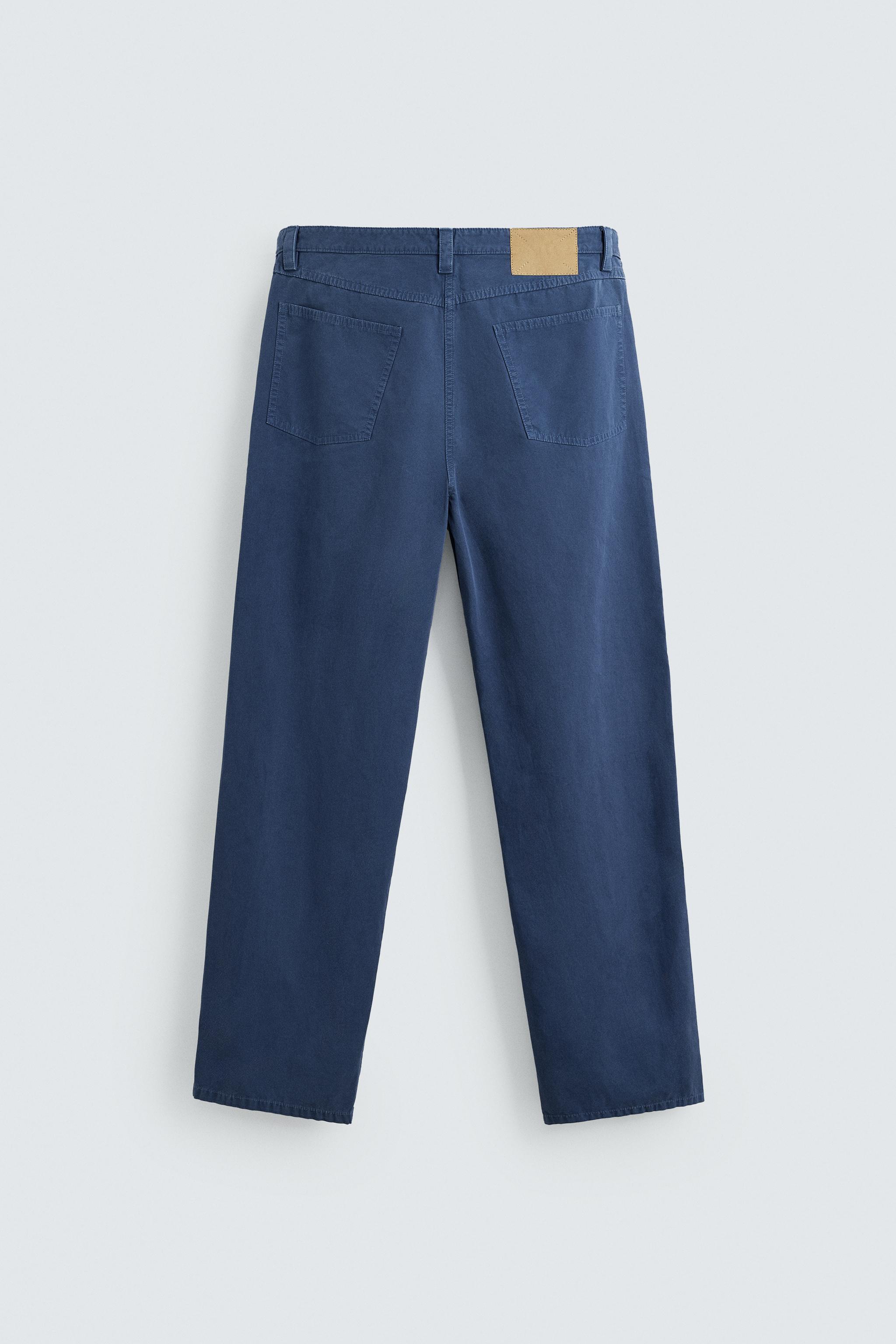 PANTALON STRAIGHT FIT DÉLAVÉ