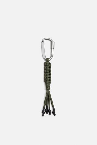 Zara KNOT KEYCHAIN - Khaki Green