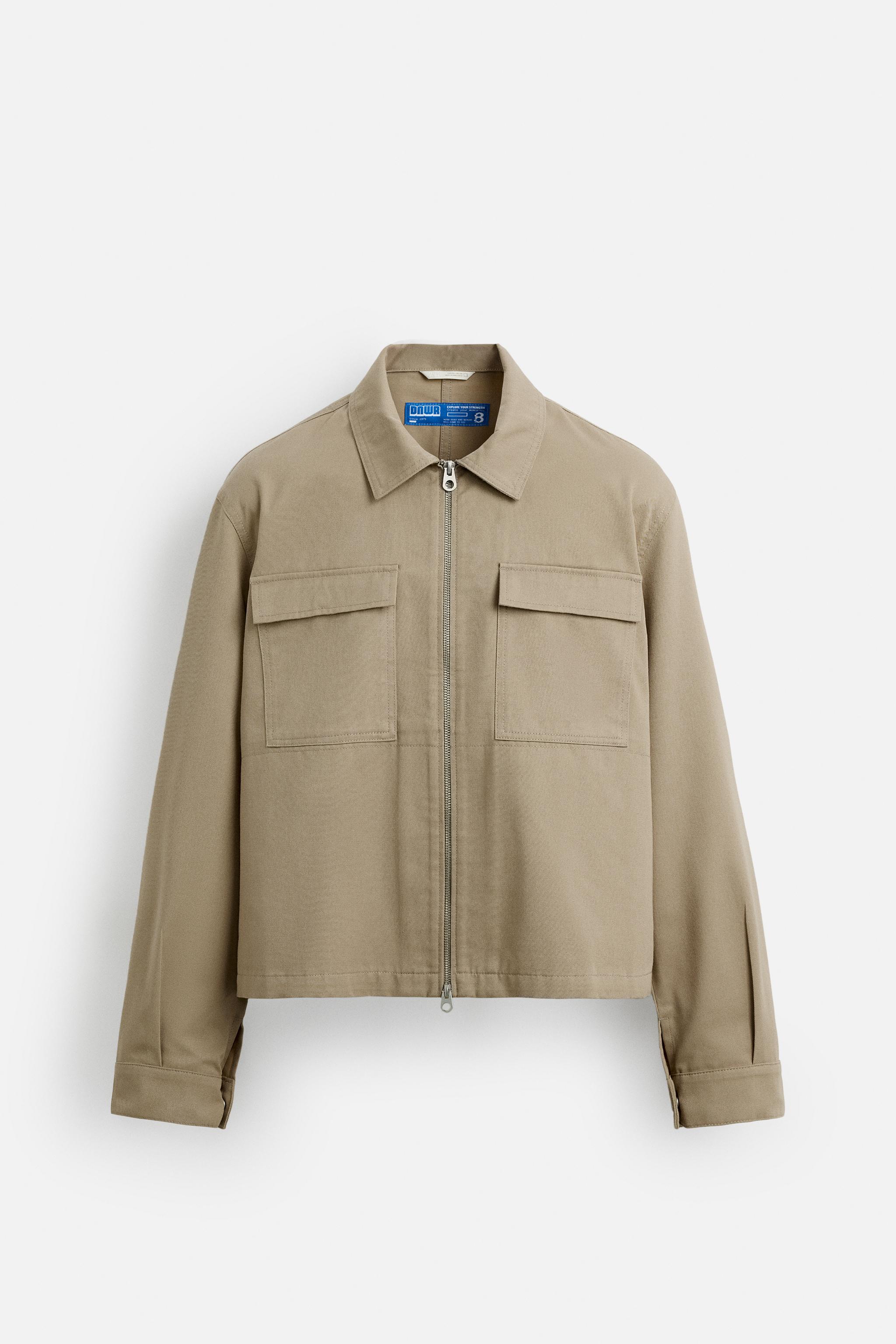 【ZARA】レギュラーフィットジップアップシャツジャケット 01538301707-e1.jpg?ts=