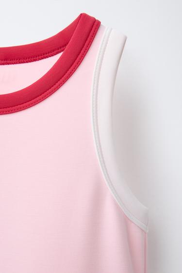 CONTRAST MODAL DRESS - Pink by Zara - Image 2
