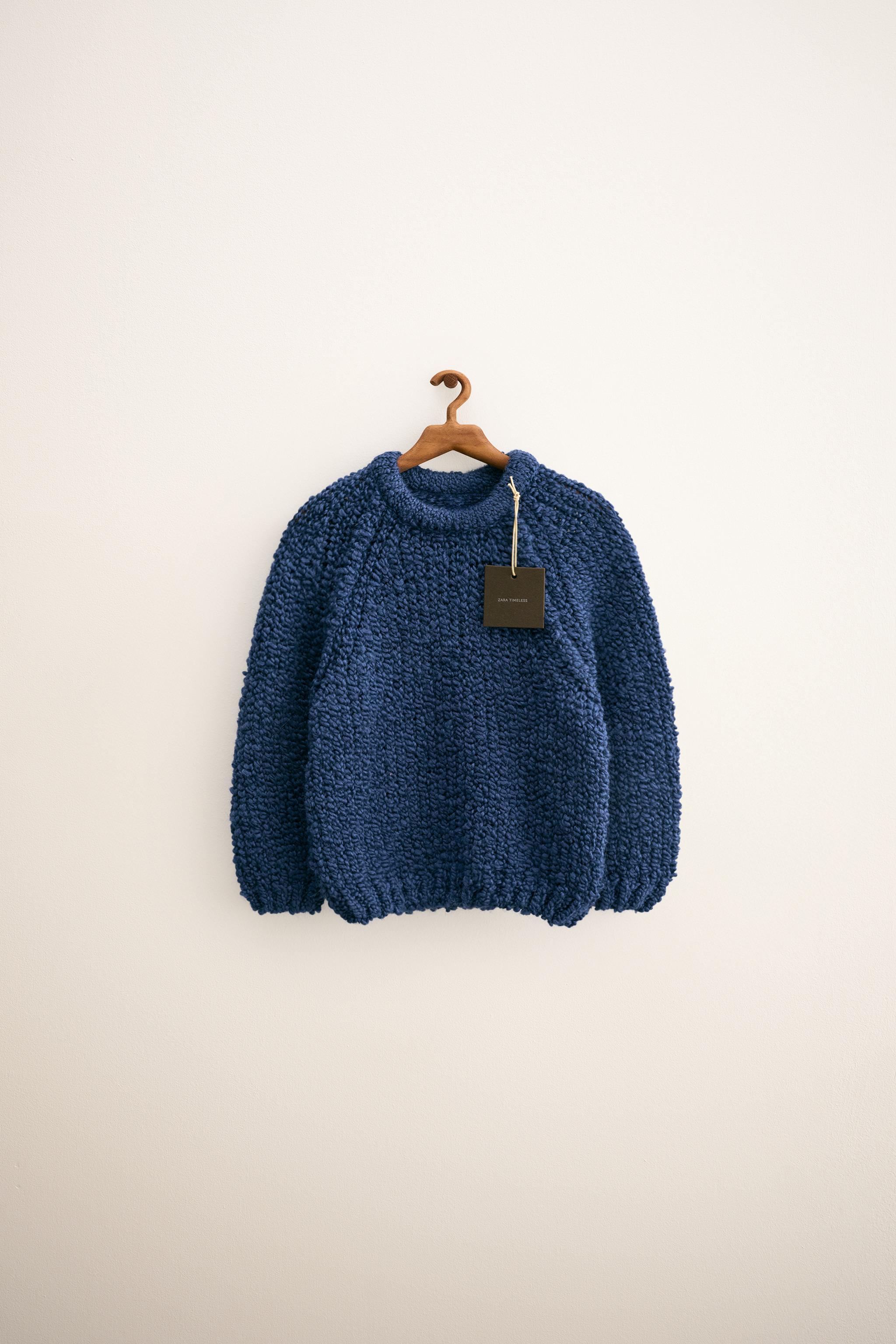 ZARA TIMELESS - CHUNKY KNIT JUMPER WITH WOOL AND ALPACA