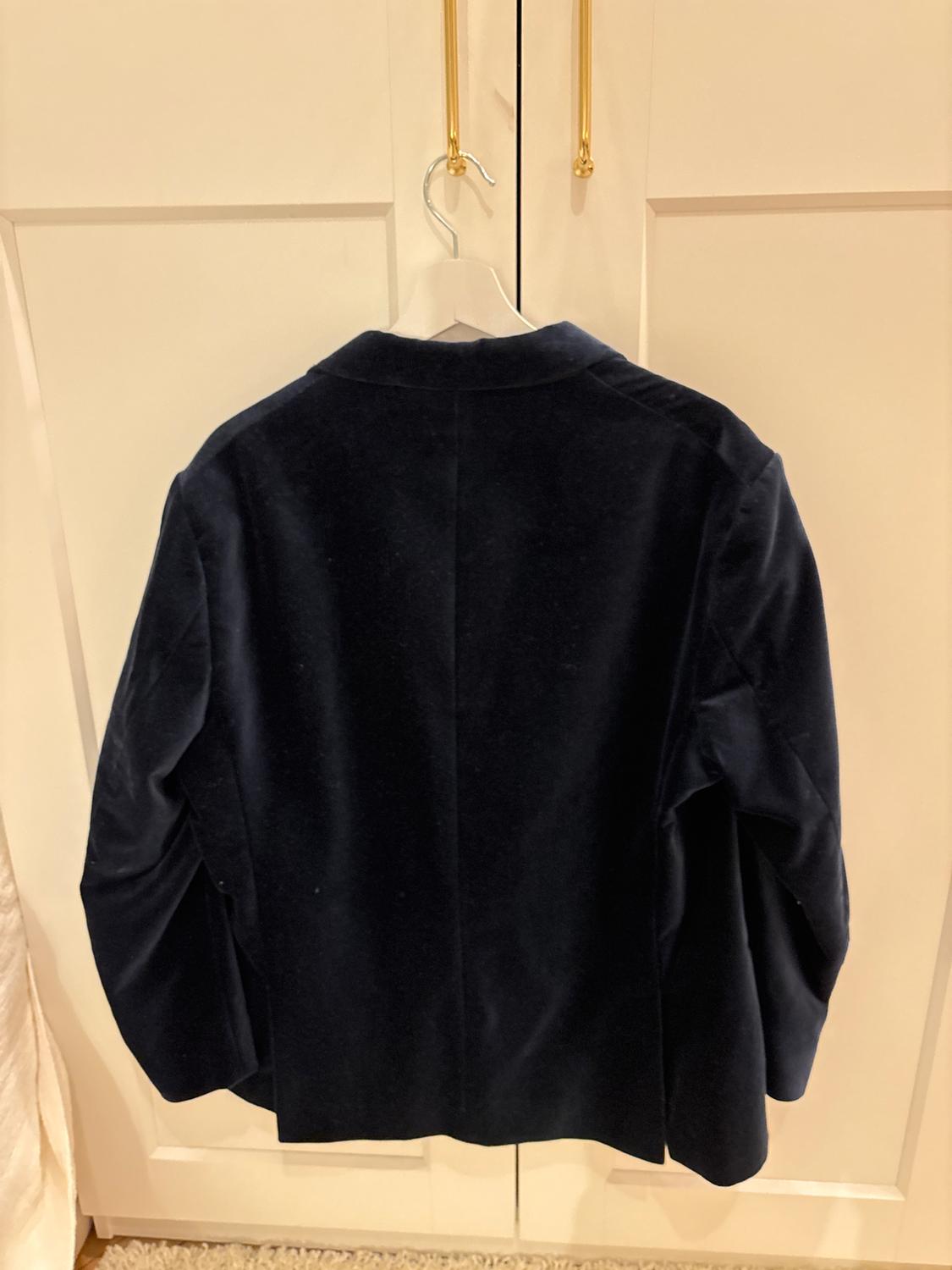 CONTRASTING VELVET BLAZER - Image 2