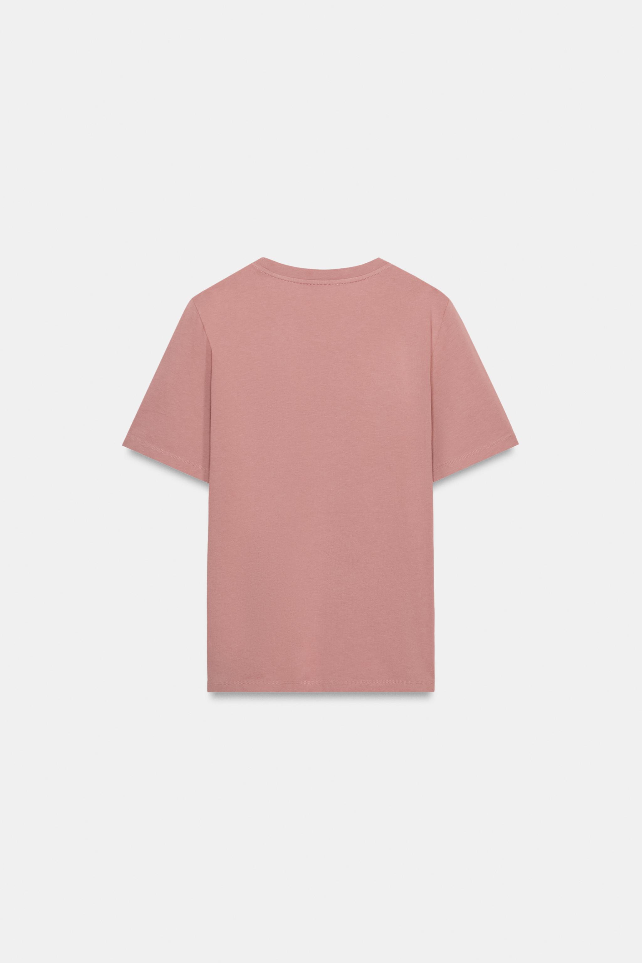 SOLUK EFEKTLİ İŞLEMELİ T-SHIRT - Görsel 6