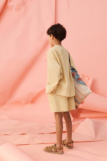 LIMITED EDITION LEATHER TOTE BAG - Multicoloured by Zara - Image 1