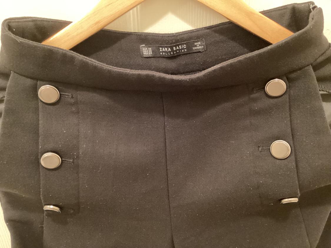 HIGHT WAIST WIDE LEG PANTS WITH BUTTONS - Image 4