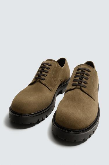 CHAUSSURES EN CUIR - Beige de Zara - Image 4