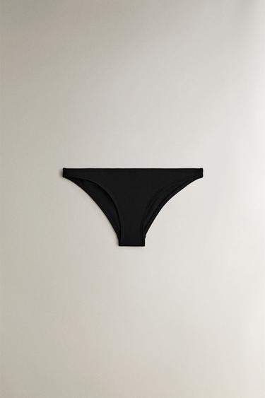 CULOTTE DE BIKINI DE PLAGE - Noir de Zara - Image 0