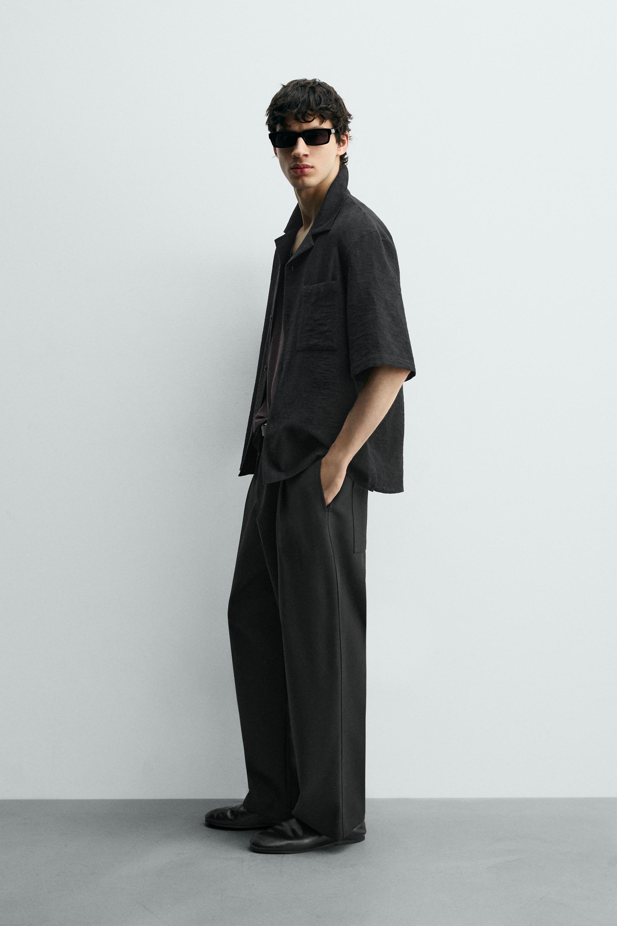 RELAXED FIT JACQUARD SHIRT
