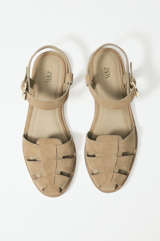 Platform Sandals Zara Embellished Ankle Sandals White Women's