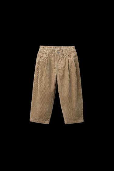 PANTALÓN BAGGY PANA - Arena de Zara - Imagen 0