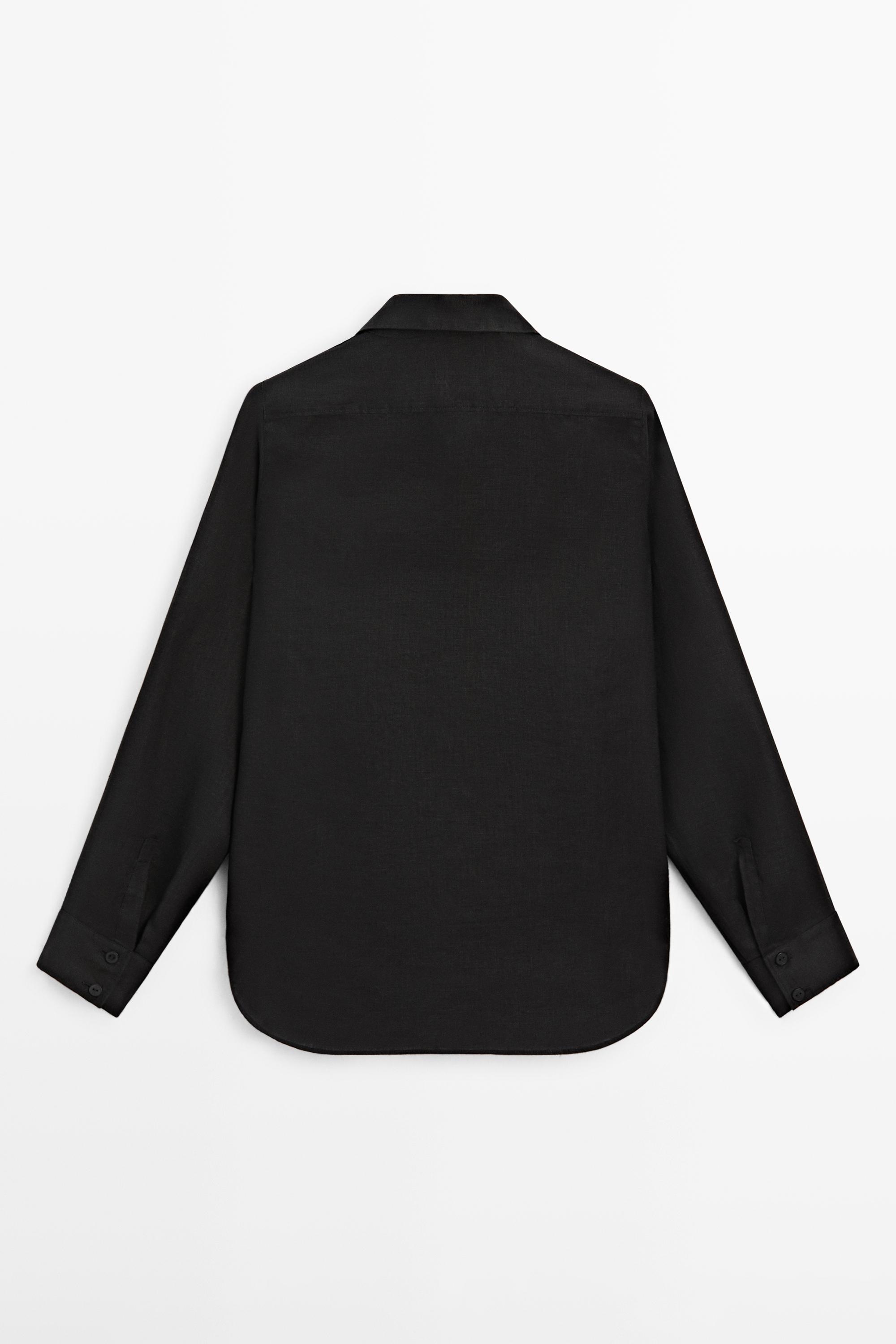 Flowing 100% linen shirt
