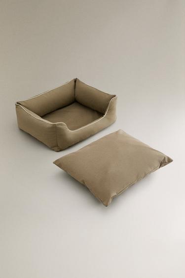 PET BED WITH PIPING - Beige by Zara - Image 2