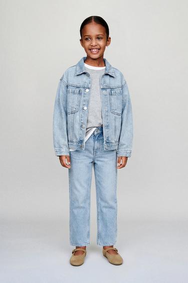 JEANS MOM FIT - Azul claro de Zara