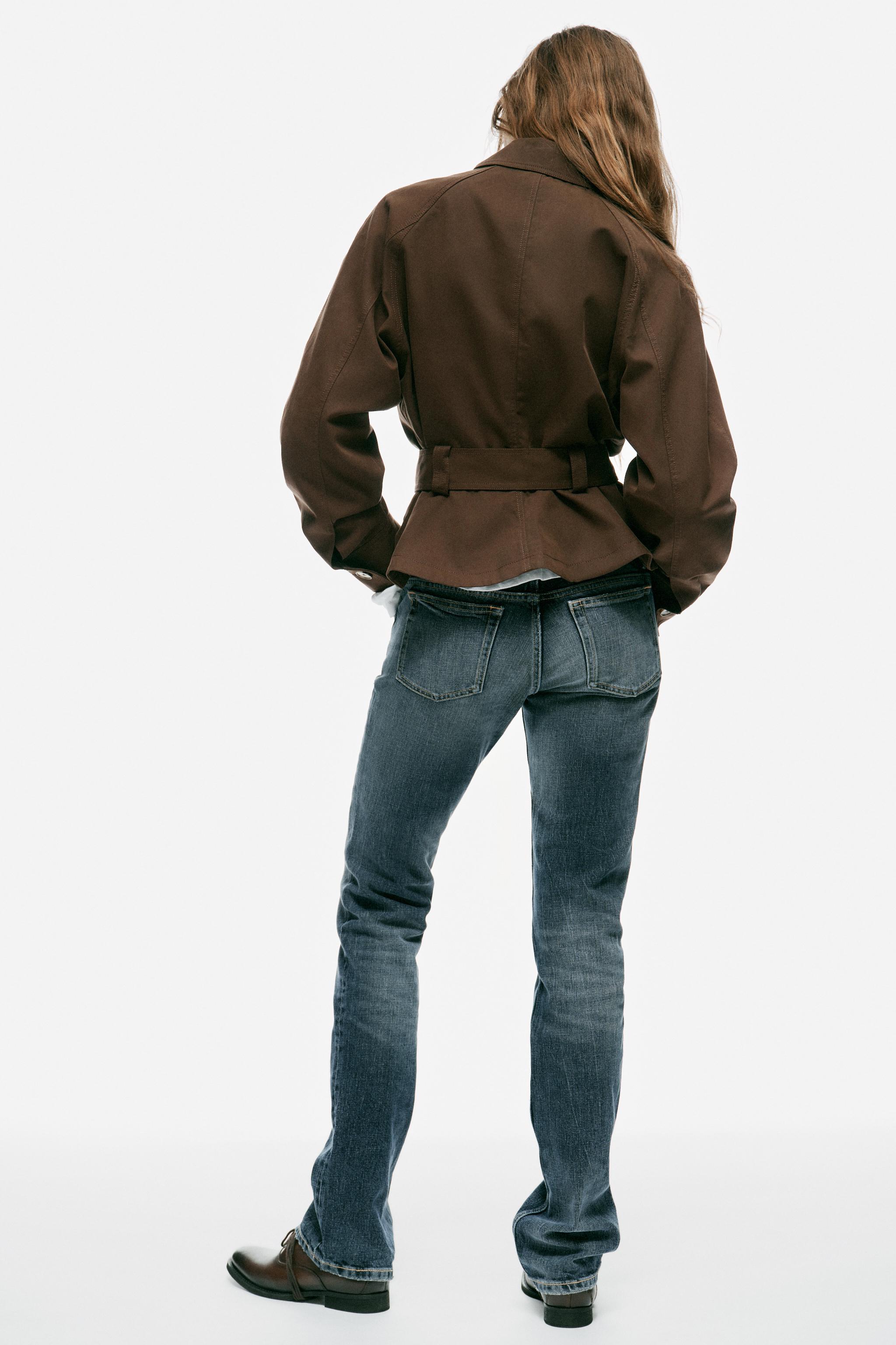 Zara KISA KRUVAZE TRENÇKOT görsel 5