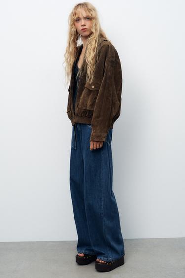 DENIM GODET TOP - Blue by Zara - Image 6