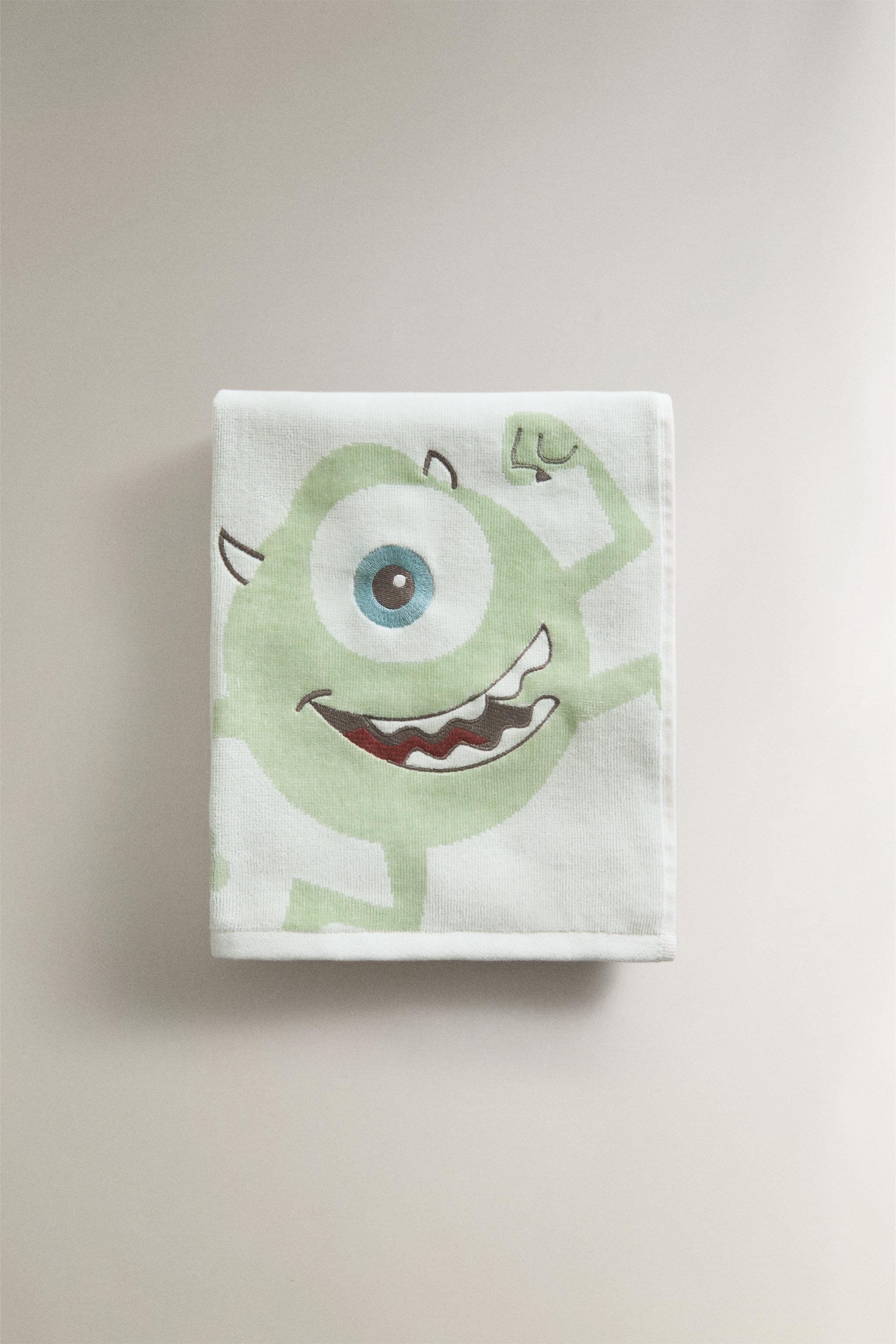 KIDS' MIKE MONSTERS, INC. ©DISNEY/PIXAR TOWEL — Cream