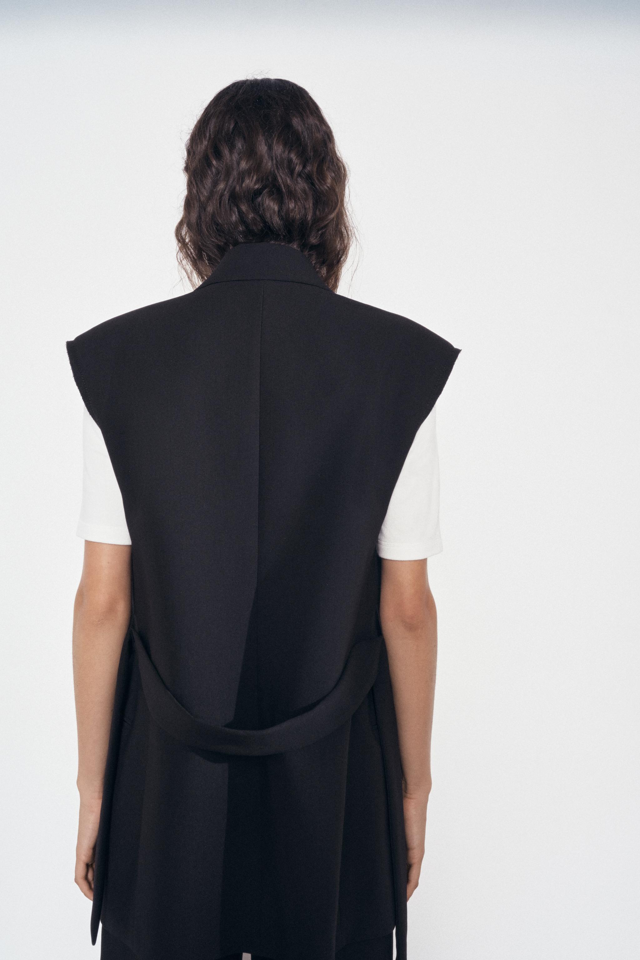 ベルト付きベストドレス ZW COLLECTION - ブラック | ZARA Japan